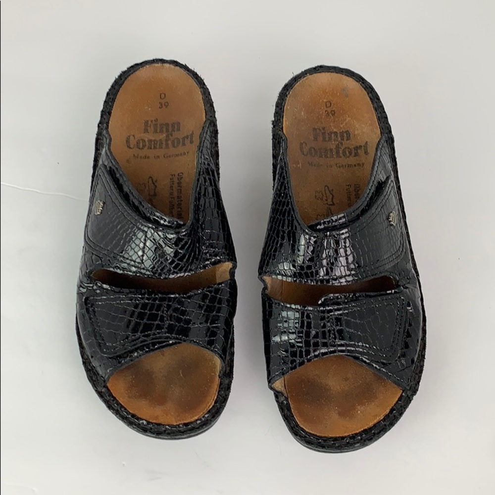 Finn Comfort Germany Sz 39 Black Preowned